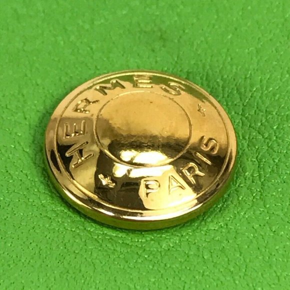 Authentic HERMES Le Van Cator Coin Compartment Wallet coin purse VeauSwift Green - Picture 9 of 10